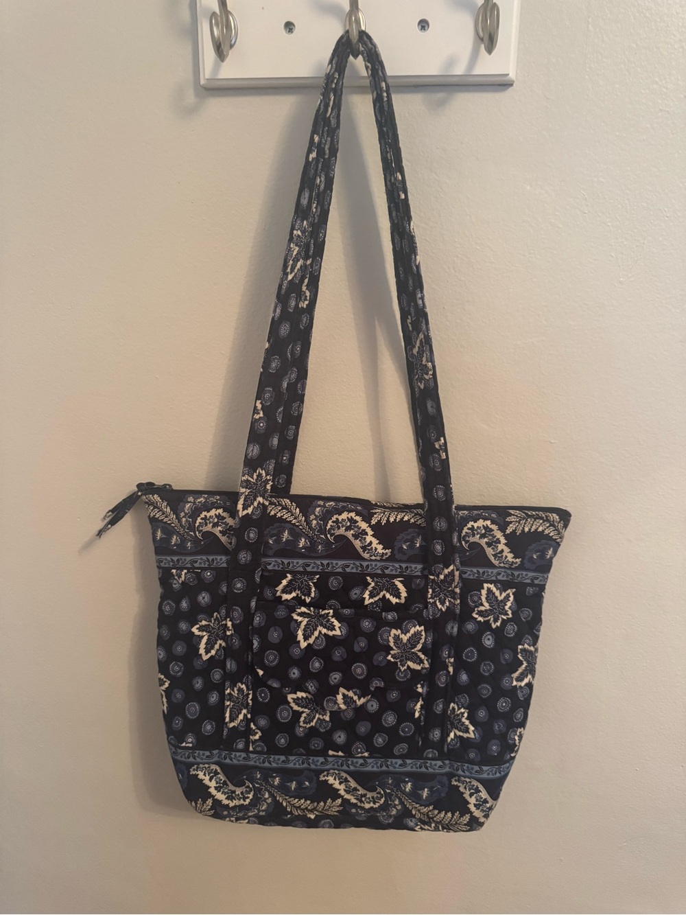Vintage Vera Bradley Blue Coin Tote
